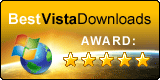 BestVistaDownloads Award for Vista Registry Cleaner