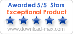 DownloadMax Award for Vista Registry Cleaner