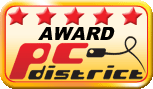 PCDistrict Award for Vista Registry Cleaner