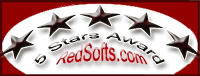 RedSofts Award  for Vista Registry Cleaner